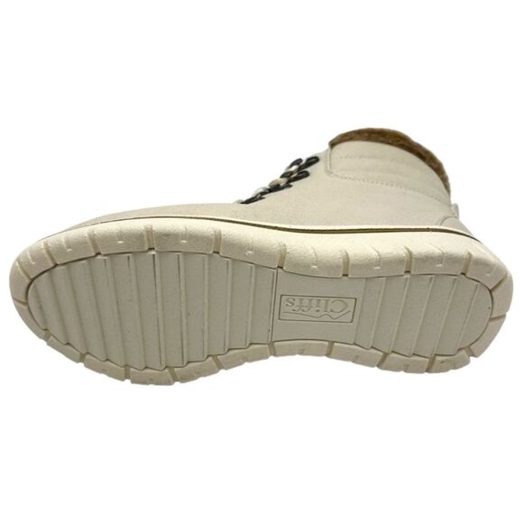 Cliffs Women Hallett Lace-Up BootiesWinter White Cushioned classic hiker Size 7 - Picture 7 of 10
